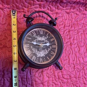 Black Henry DuPont vintage look Clock